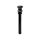 Desagüe Push Plástico Sin Rebose Negro Mate Corona 1