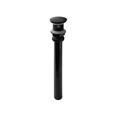 Desagüe Push Plástico Sin Rebose Negro Mate Corona
