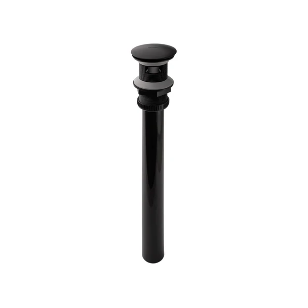 Desagüe Push Plástico Sin Rebose Negro Mate Corona 1