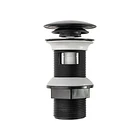Desagüe Push Plástico Sin Rebose Negro Mate Corona 3