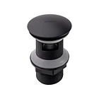 Desagüe Push Plástico Sin Rebose Negro Mate Corona 4