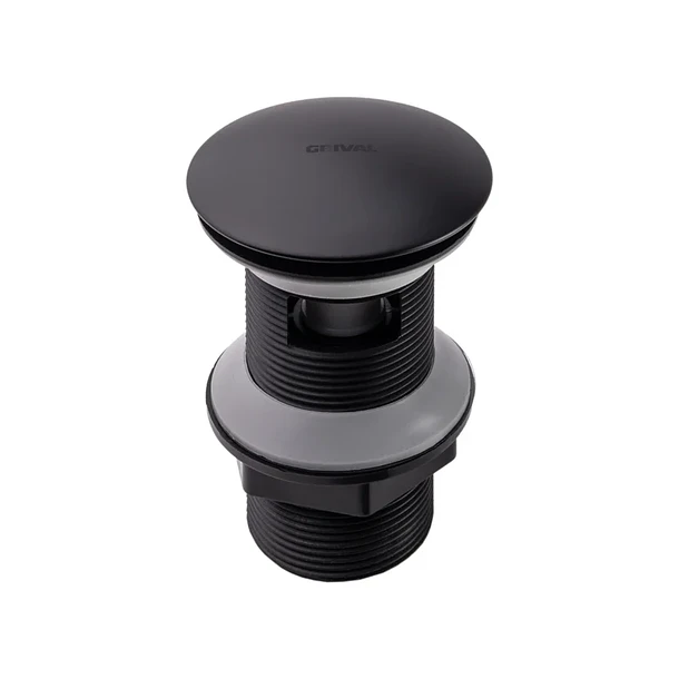 Desagüe Push Plástico Sin Rebose Negro Mate Corona 4