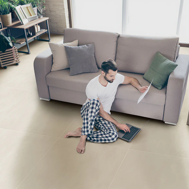 Piso Vancouver Beige 60x6 cm Segunda Calidad Corona 1
