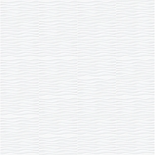 Pared Interior Moderna Estructurada Tavia Blanco 30x60 cm Corona 4