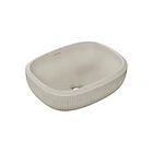 Lavamanos Cascade Vessel Baru Texturizado Beige Corona 4