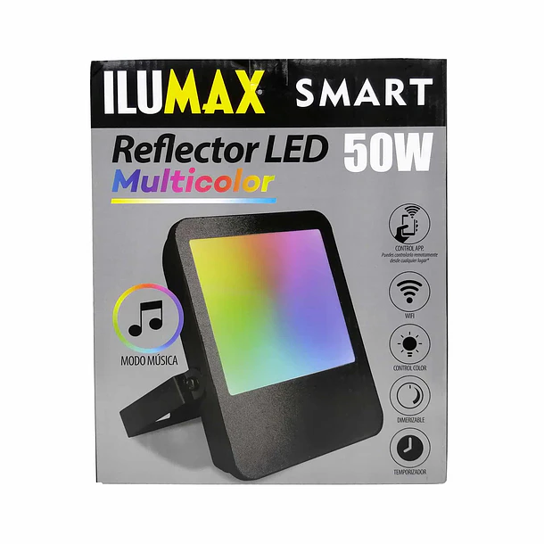 Reflector LED 50 W Smart Multicolor Ilumax 3