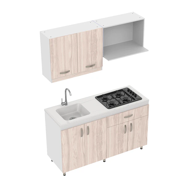 Kit Cocina Integral Ámbar de 150 x 55 cm Firplak 6
