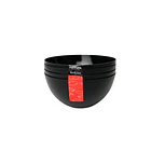 Set x 4 Bowls Redondos Negros de 700ml Novum 1