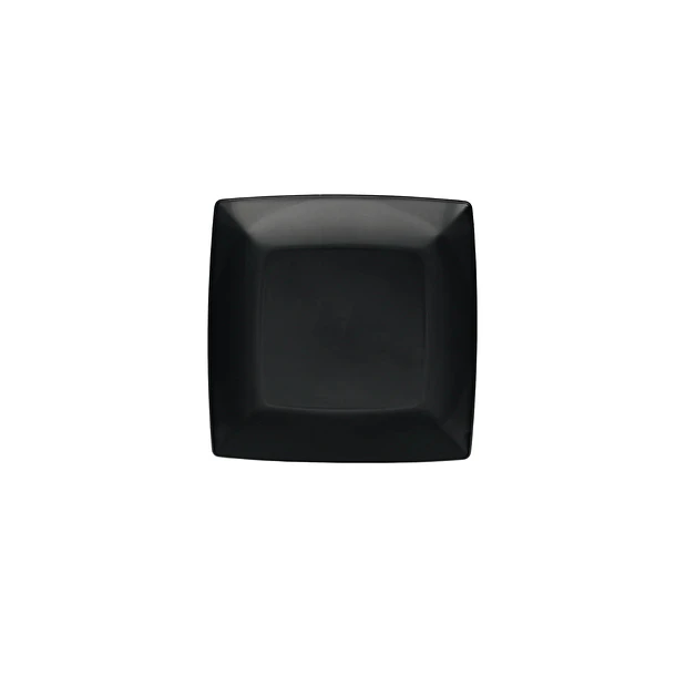 Set x 4 Platos Cuadrados Negros Novum 2