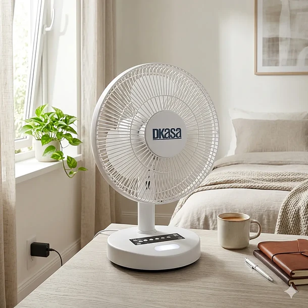 Ventilador Premium Recargable Escritorio RD-8512 12