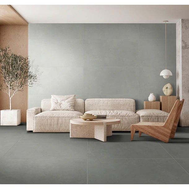 Porcelatech® Rectificado Concrete ARD® PRO Gris Claro 61x121.5 cm Corona 1