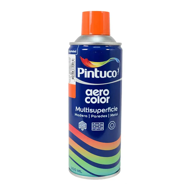 Aerocolor Bermellón Brillante 300m Pintuco 
