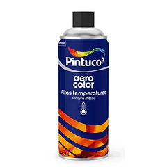 Aerocolor Altas Temperaturas Negro Mate 300ml Pintuco