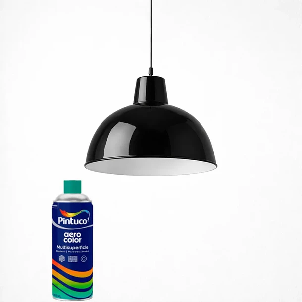 Aerocolor Negro Brillante 300ml Pintuco 2