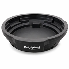 Bebedero Negro  Sin Kit 250 Litros Rotoplast