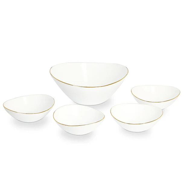 Set x5 Bowl Borde Dorado Home Elements 1