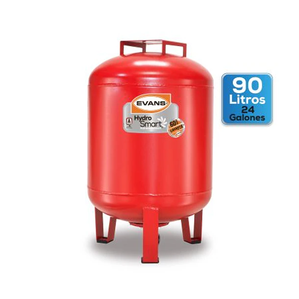 Tanque Hidroneumático Hydro-Mac 90Lts Vertical EQTH-090V Evans 3