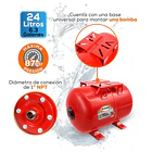 Tanque Hidroneumático Hydro-Mac Horizontal 24lTS EQTHM-024L Evans 3