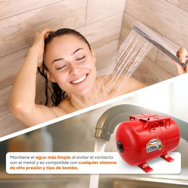 Tanque Hidroneumático Hydro-Mac Horizontal 24lTS EQTHM-024L Evans 5