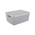 Canasta Fique 13.5 Litros Gris Hielo Rimax 1