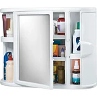 Gabinete para Baño con Espejo Blanco Rimax 2