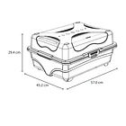 Portavajilla Escurridor Gigante Blanco Rimax 4
