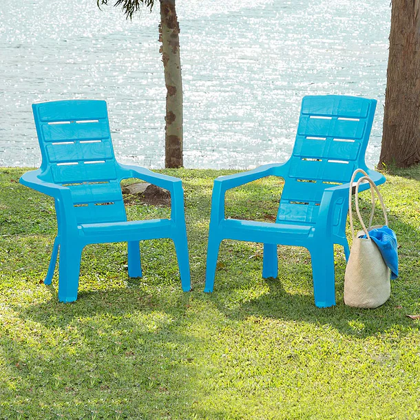 Silla Playera Barú Azul Turquesa Rimax 3