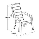Silla Playera Barú Gris Hielo Rimax 2