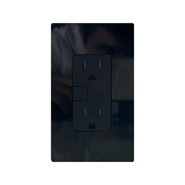 Toma Doble Smart Home TIC16 Black WiFi Mercury 1