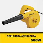 Soplador Aspirador  de 500W SPT500-B3 Stanley 4
