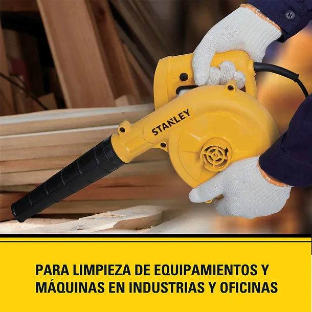 Soplador Aspirador  de 500W SPT500-B3 Stanley 5