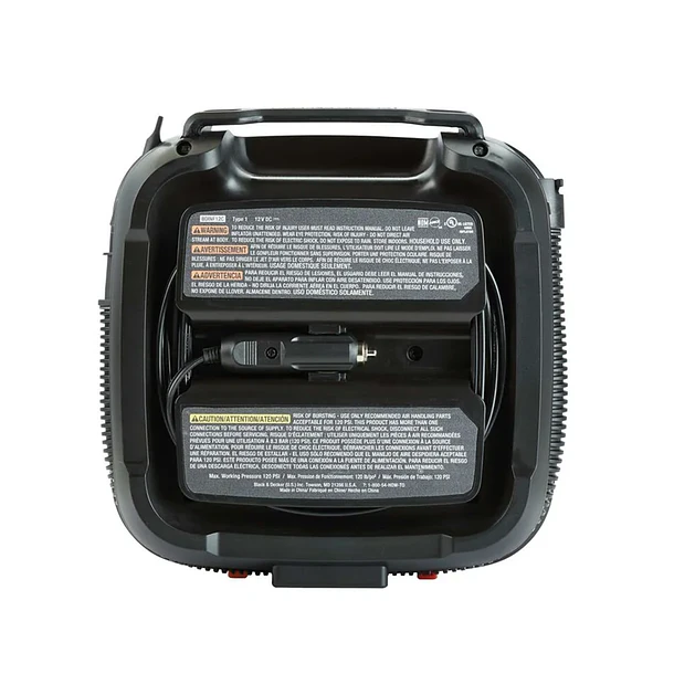 Inflador Multipropósito   de 12V BDINF12-LA Black+Decker 6