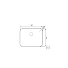 Lavaplatos Dora 50 BL R6 de 50x40cm Tramontina 3