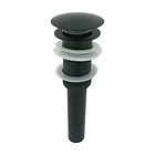 Desagüe de Push para Lavamanos Negro Mate Smart Grifos 1