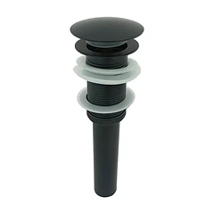 Desagüe de Push para Lavamanos Negro Mate Smart Grifos
