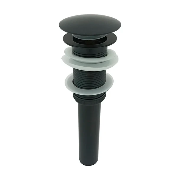 Desagüe de Push para Lavamanos Negro Mate Smart Grifos 1