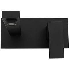 Mezclador Monocontrol de Pared Negro HS-A03N Smart Grifos
