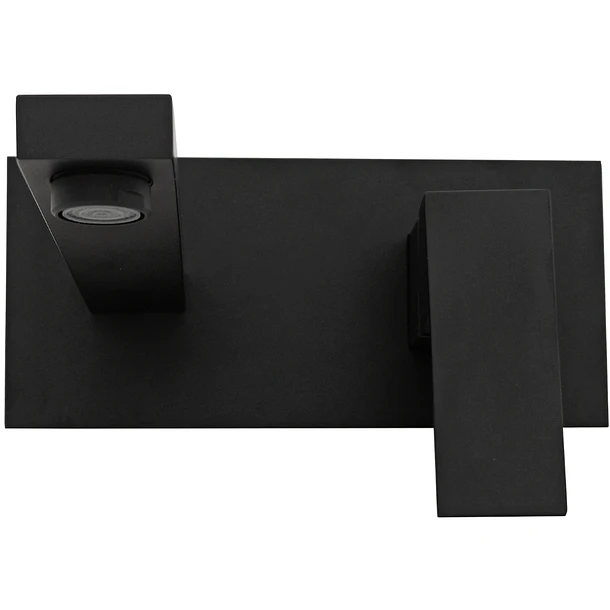 Mezclador Monocontrol de Pared Negro HS-A03N Smart Grifos 1