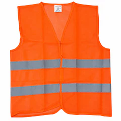 Chaleco Reflectivo Naranja de 2 Líneas CPSSNAR