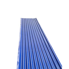 Teja de Zinc Ondulada Azul de 0,80 x 3,01 metros  0,15 mm Duratecho