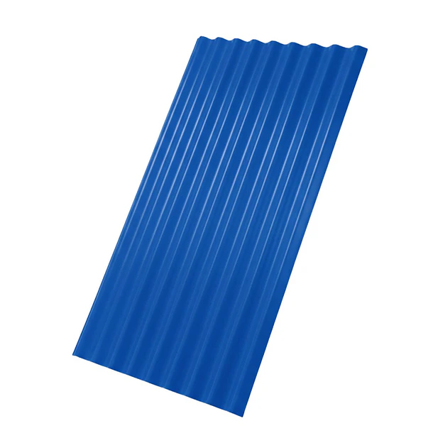 Teja de Zinc Ondulada Azul de 0,80 x 3,01 metros  0,15 mm Duratecho 2