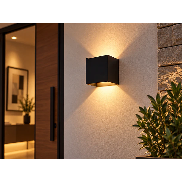 Aplique LED Box IDL80 de 10x10cm 6W Mercury 1