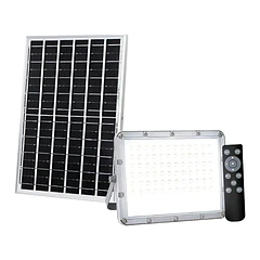 Reflector LED Solar 50W 6500K con Panel y Control Remoto ISL73 Mercury