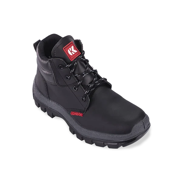 Bota Lisa Negra #37 Kondor 4