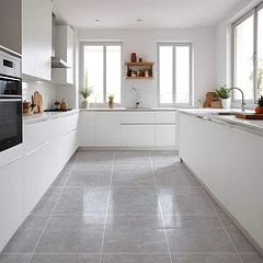 Piso Interior Malambo Primera Calidad Gris 52X52