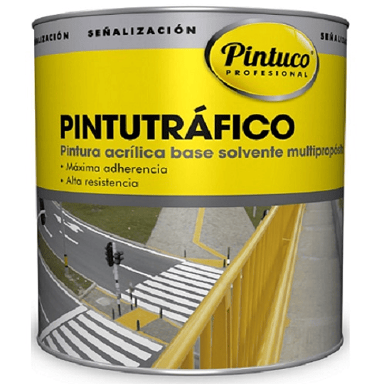 Pintutráfico Acrílica Base Solvente Negro 5 Galones