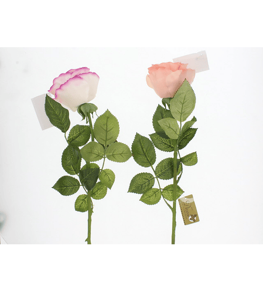 Flor Artificial Rosa de 58 cm