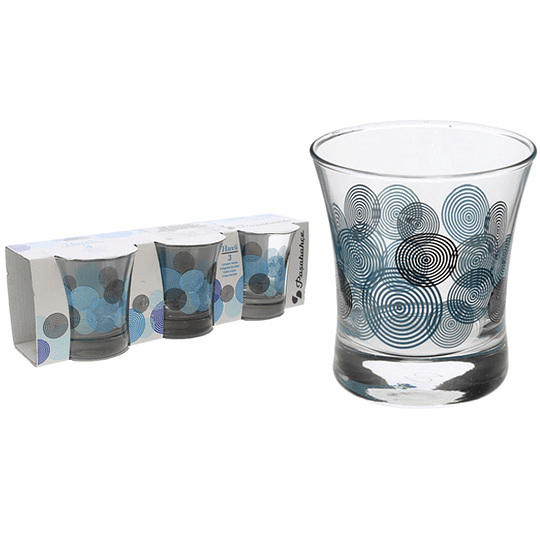 Juego de Vasos de 240 ml por 3 Und