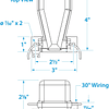 Interruptor Automático de Sentina 12 Voltios