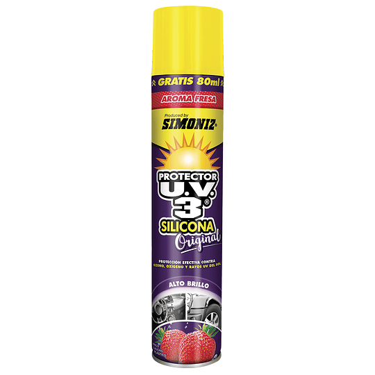 Silicona Uv3 400Ml Fresa Aerosol